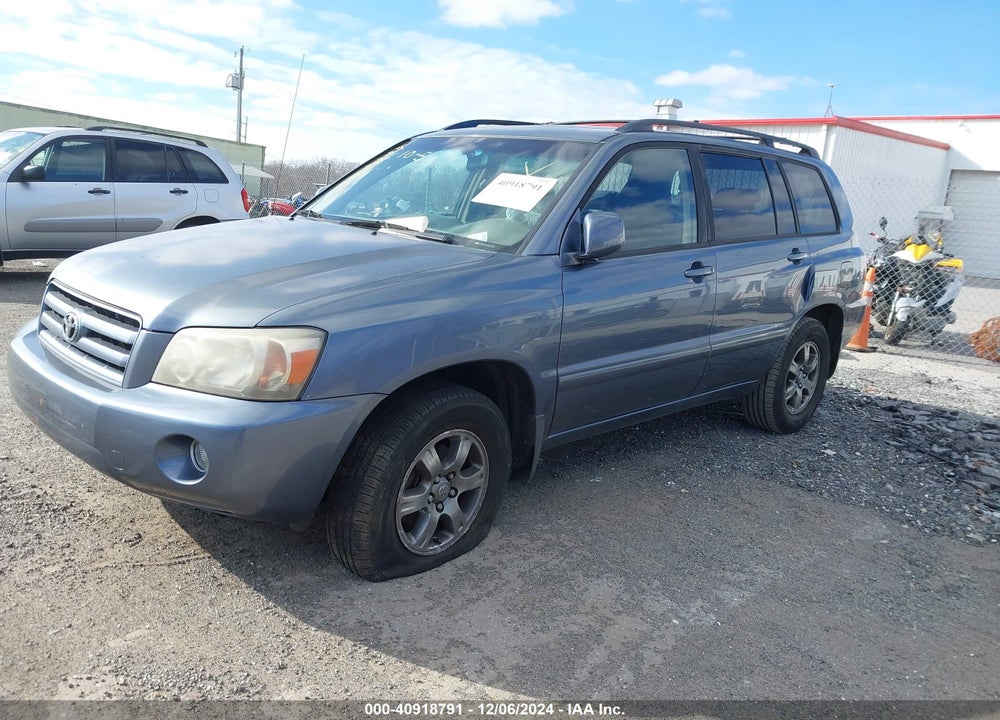 2006 TOYOTA HIGHLANDER V6 VIN: JTEEP21A560149528