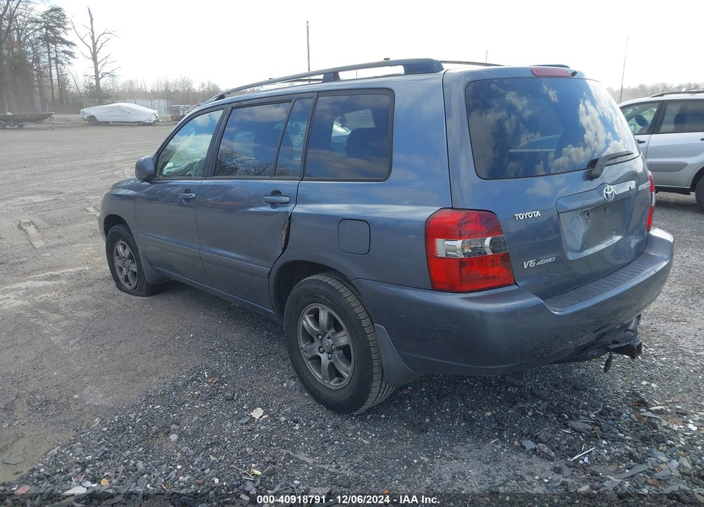 2006 TOYOTA HIGHLANDER V6 VIN: JTEEP21A560149528