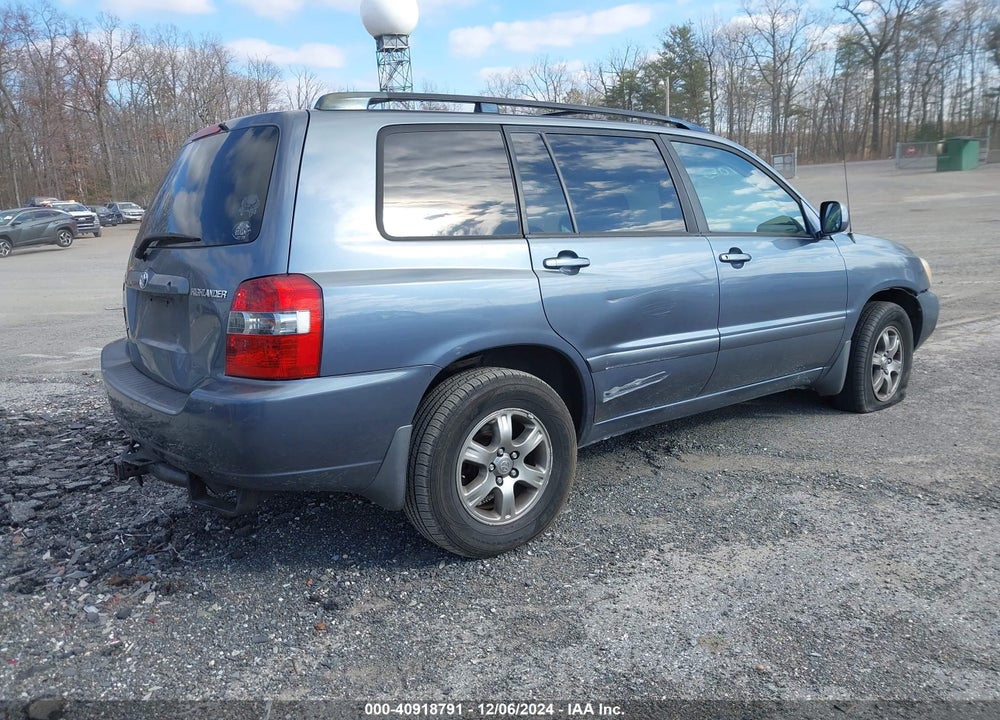 2006 TOYOTA HIGHLANDER V6 VIN: JTEEP21A560149528