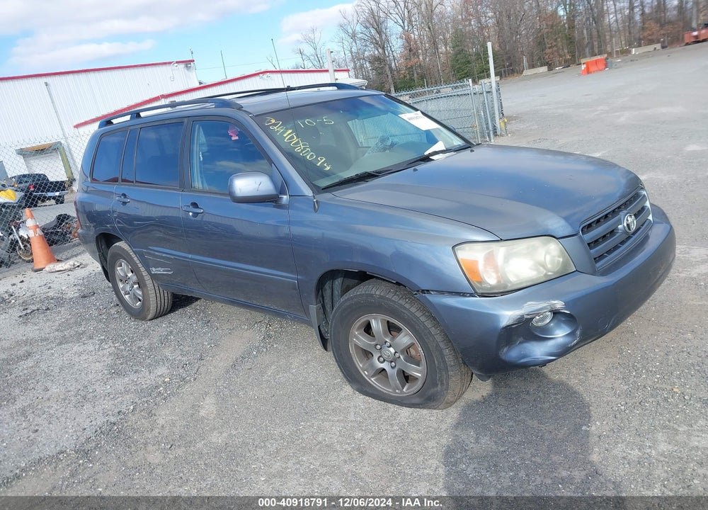 2006 TOYOTA HIGHLANDER V6 VIN: JTEEP21A560149528