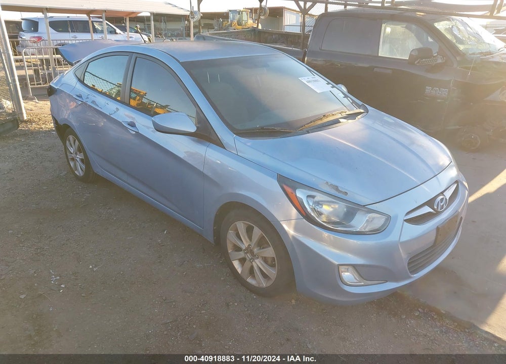 2012 HYUNDAI ACCENT GLS VIN: KMHCU4AE9CU145680