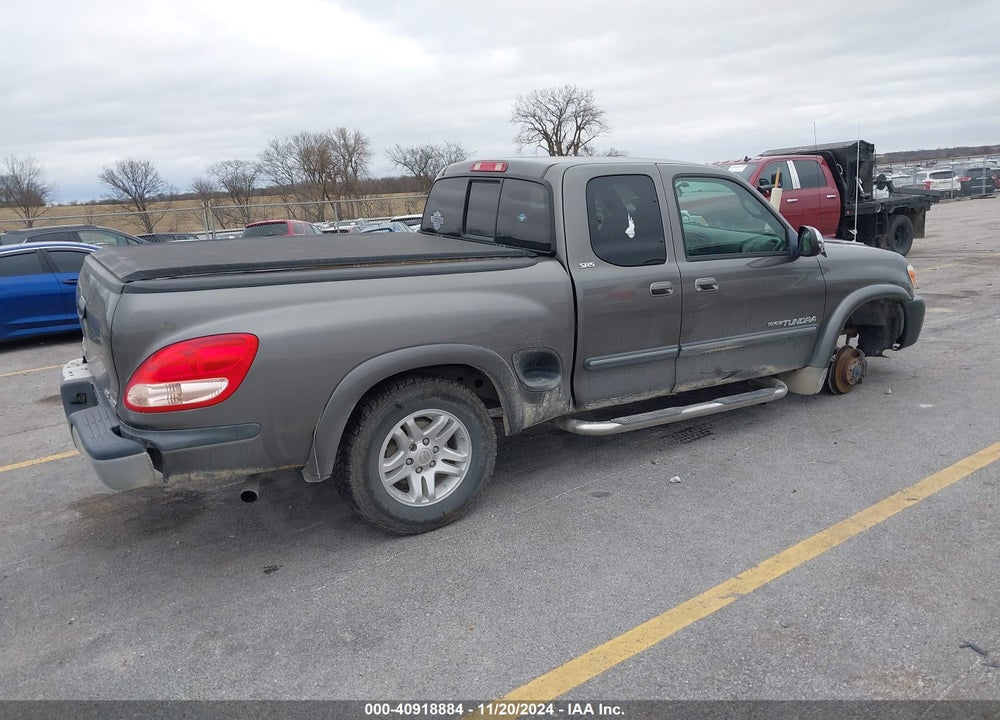 2005 TOYOTA TUNDRA SR5 V8 VIN: 5TBBT44165S462442