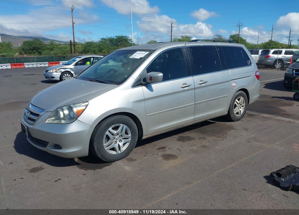 2006 HONDA ODYSSEY EX VIN: 5FNRL38426B098482