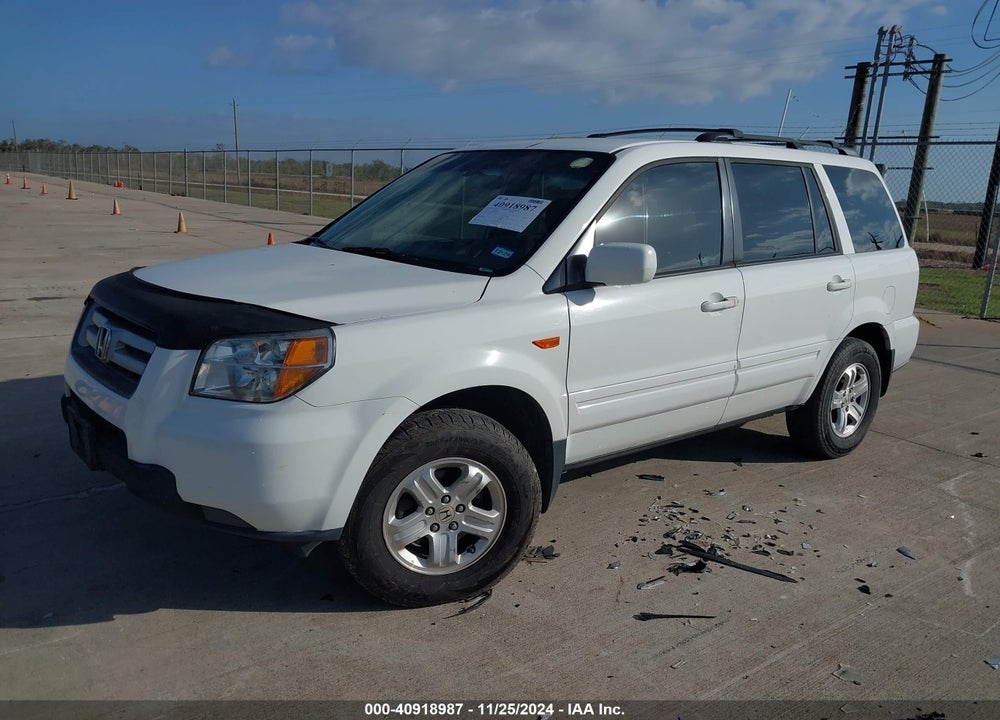 2008 HONDA PILOT VP VIN: 5FNYF282X8B026864