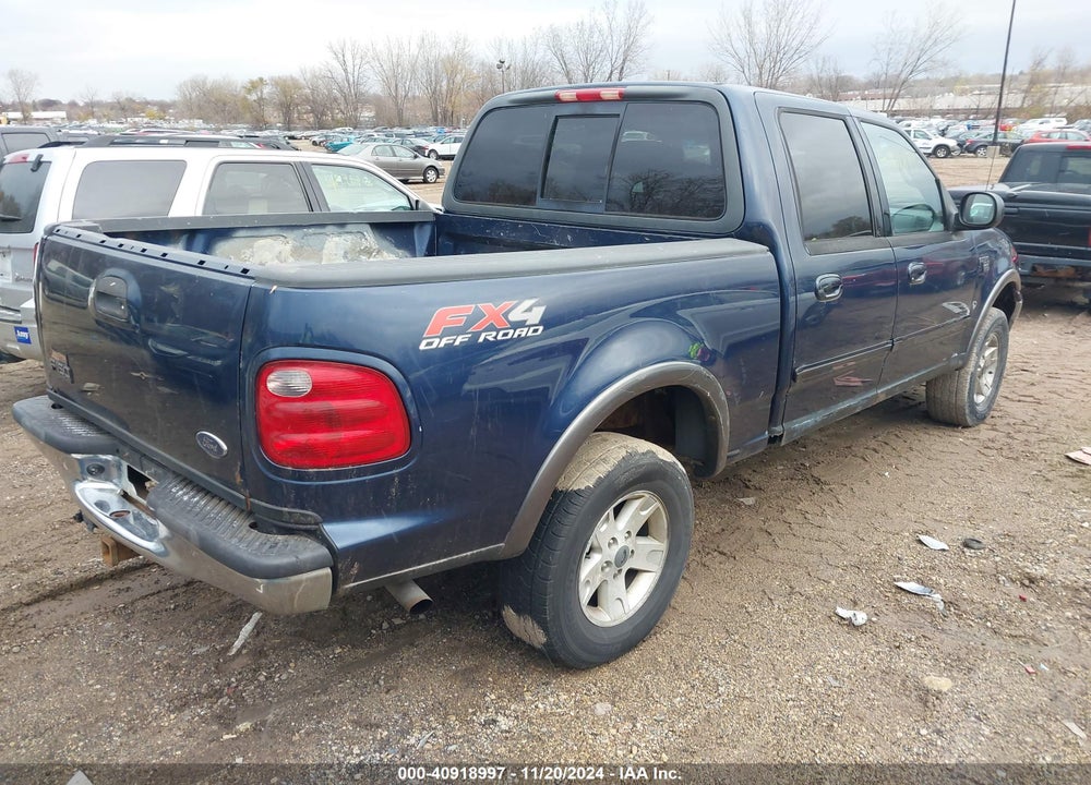 2002 FORD F-150 LARIAT/XLT VIN: 1FTRW08L72KB39635