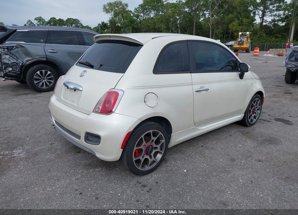 2012 FIAT 500 SPORT VIN: 3C3CFFBR8CT328501