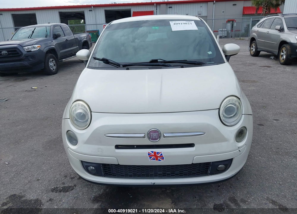 2012 FIAT 500 SPORT VIN: 3C3CFFBR8CT328501