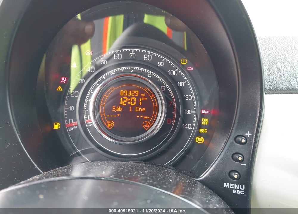 2012 FIAT 500 SPORT VIN: 3C3CFFBR8CT328501