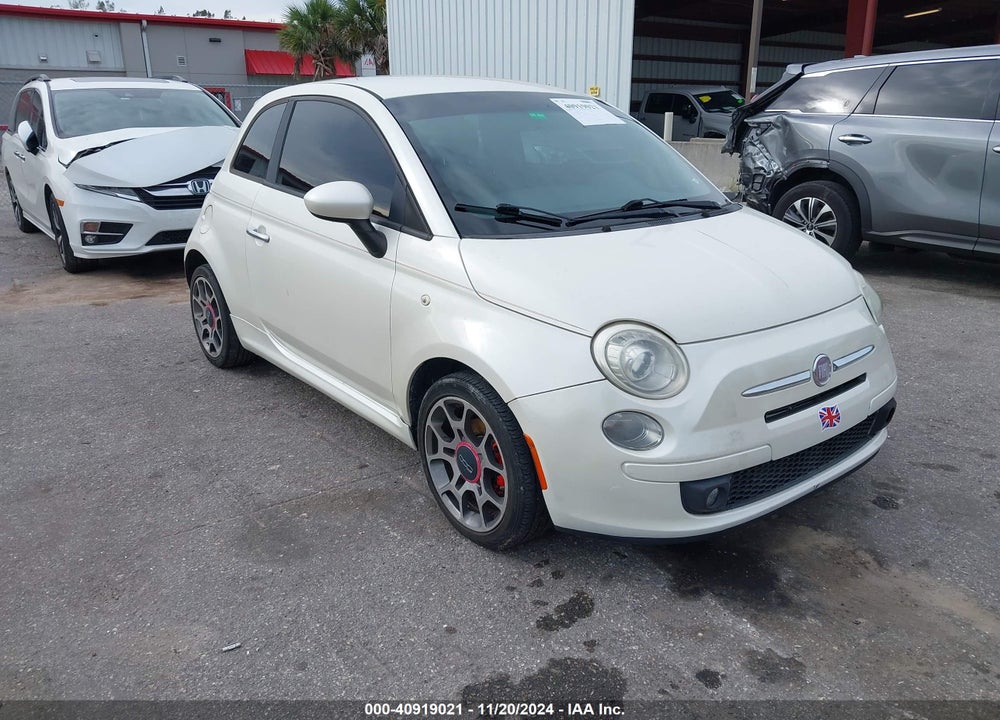 2012 FIAT 500 SPORT VIN: 3C3CFFBR8CT328501
