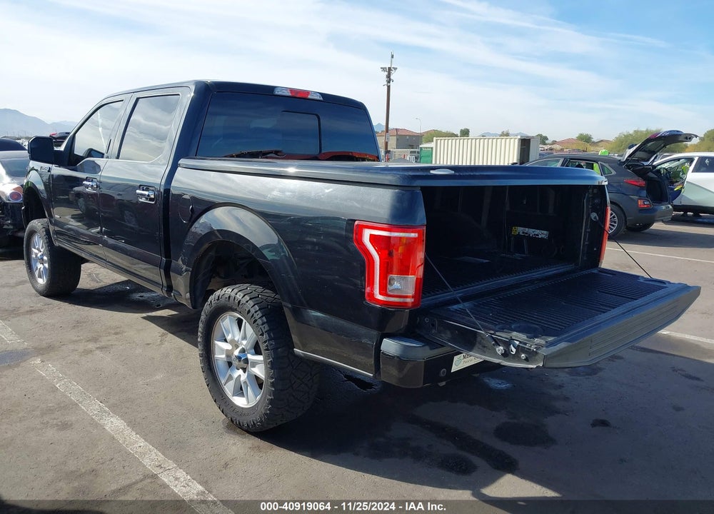 2015 FORD F-150 XLT VIN: 1FTEW1CP5FKE14505