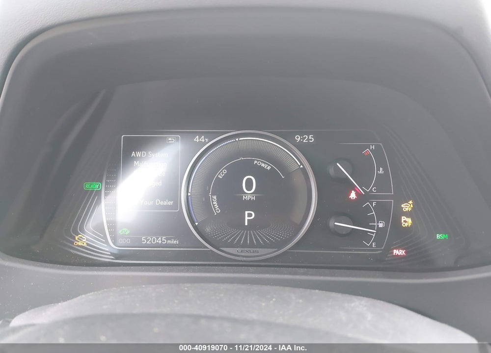 2020 LEXUS UX 250H VIN: JTHP9JBH9L2029713