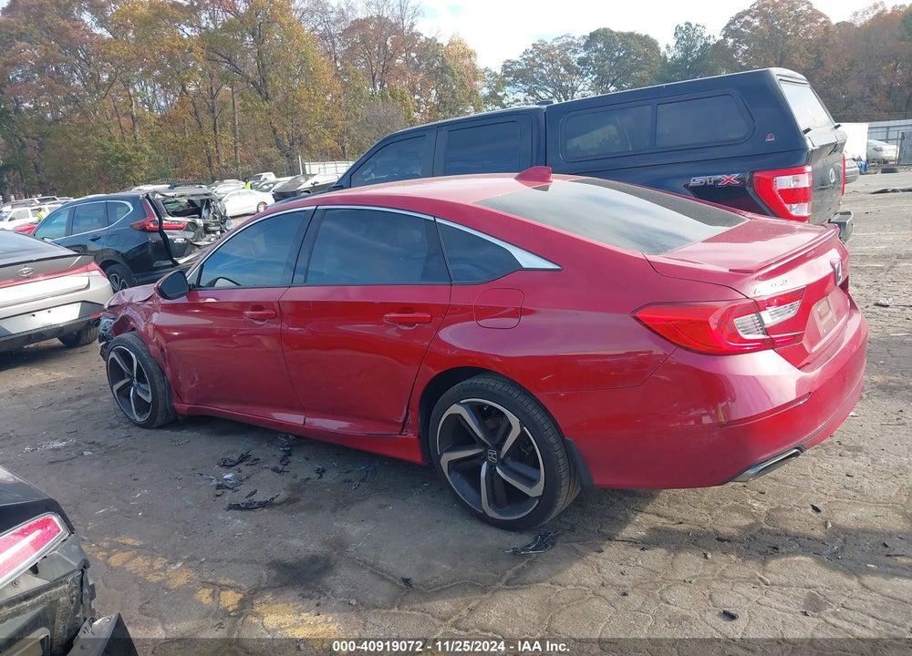 2018 HONDA ACCORD SPORT VIN: 1HGCV1F36JA176232