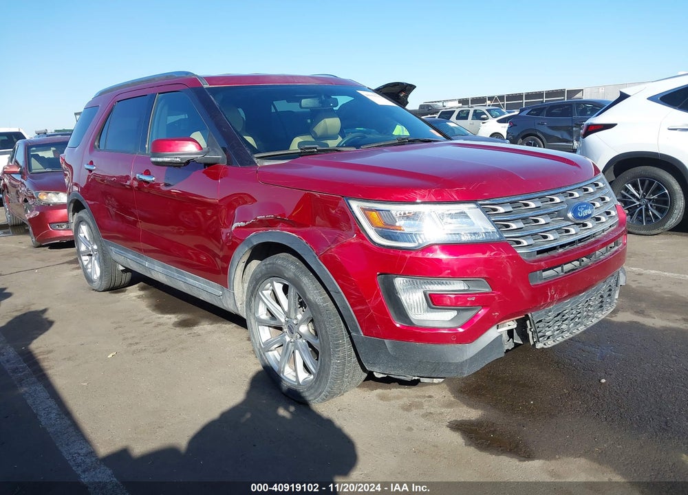 2017 FORD EXPLORER LIMITED VIN: 1FM5K7F81HGD90336