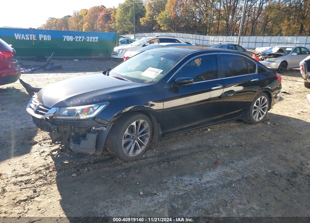 2015 HONDA ACCORD SPORT VIN: 1HGCR2F52FA263953
