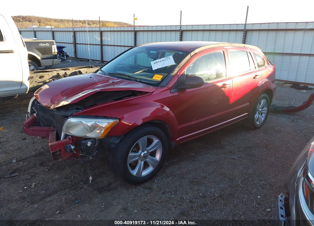 2010 DODGE CALIBER MAINSTREET VIN: 1B3CB3HA1AD566587