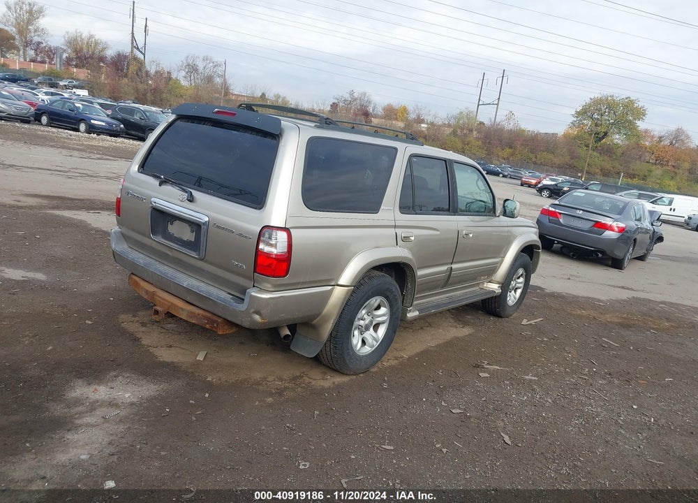2002 TOYOTA 4RUNNER LIMITED V6 VIN: JT3HN87R820377769