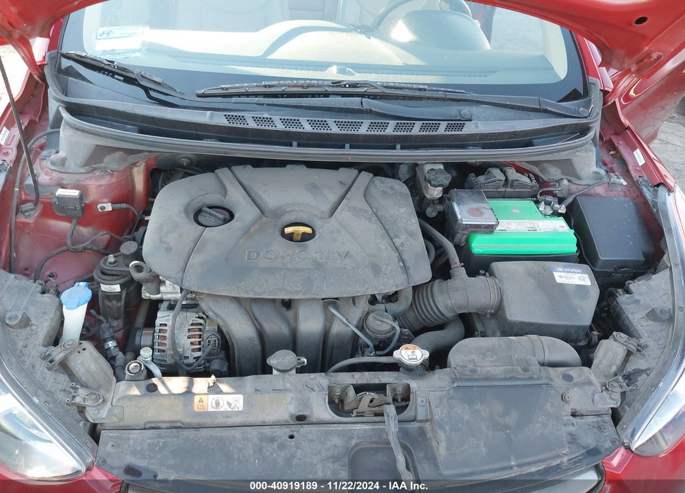 2012 HYUNDAI ELANTRA LIMITED (ULSAN PLANT) VIN: KMHDH4AE7CU278964