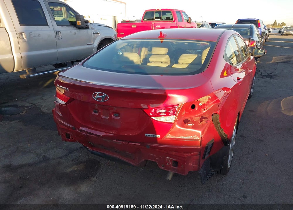 2012 HYUNDAI ELANTRA LIMITED (ULSAN PLANT) VIN: KMHDH4AE7CU278964