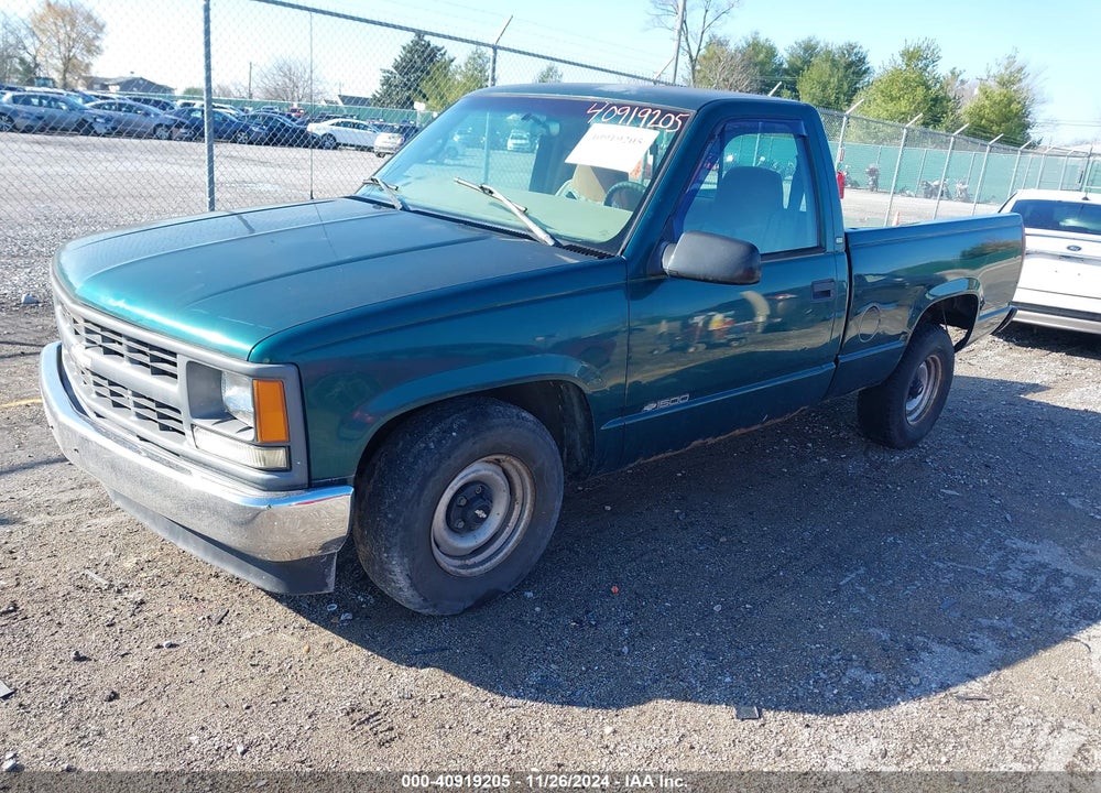 1997 CHEVROLET C1500 FLEETSIDE VIN: 1GCEC14W7VZ238867