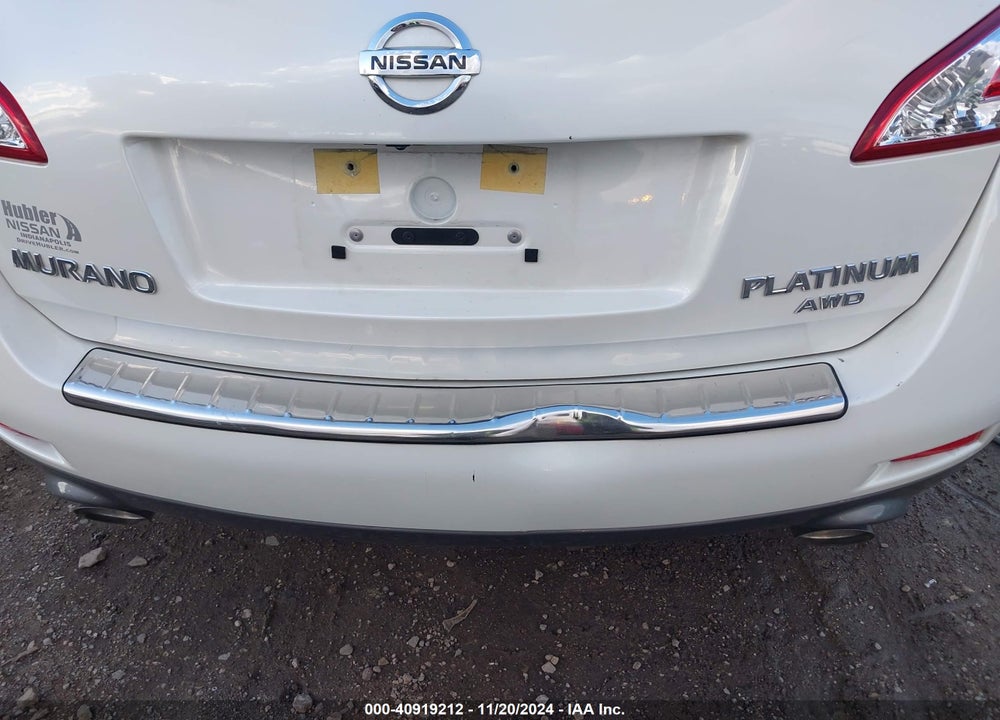 2014 NISSAN MURANO LE VIN: JN8AZ1MW3EW509264