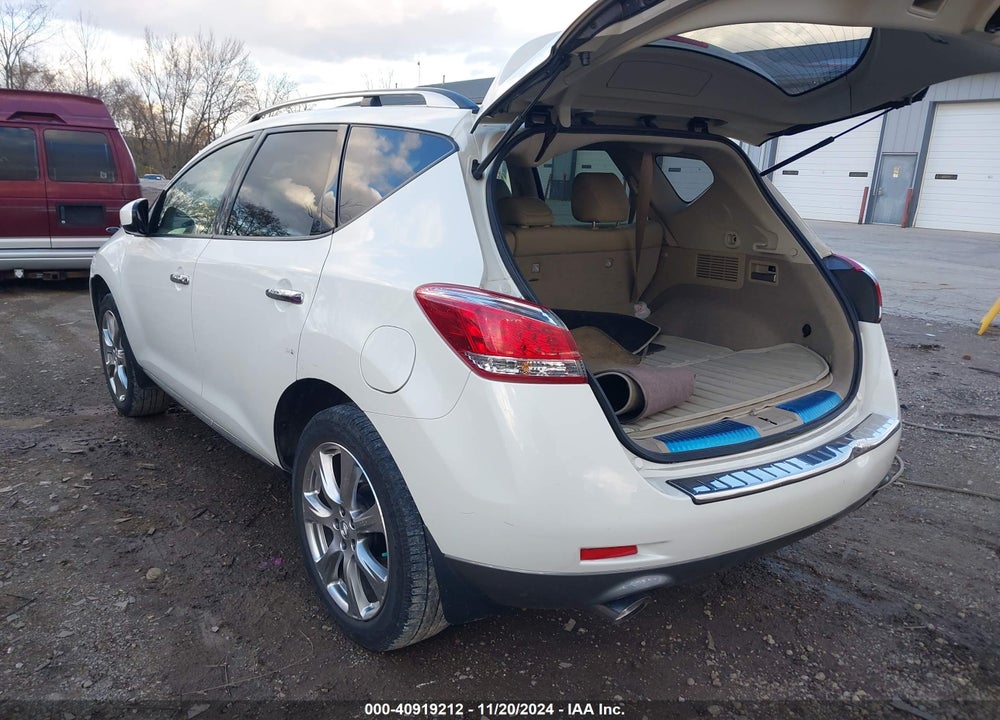 2014 NISSAN MURANO LE VIN: JN8AZ1MW3EW509264