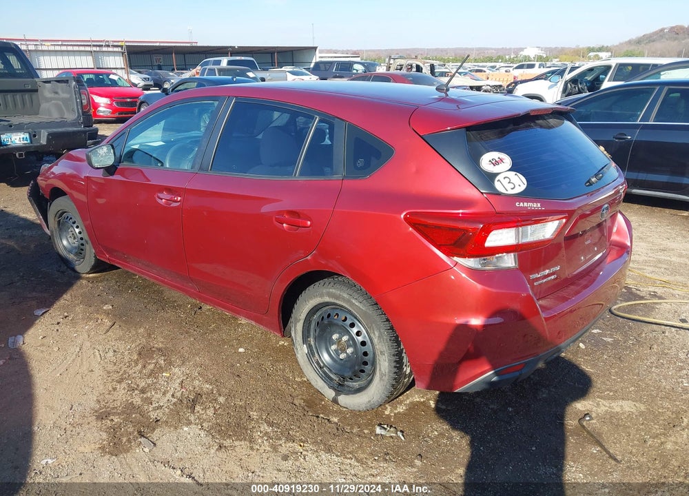 2019 SUBARU IMPREZA VIN: 4S3GTAA66K3714831