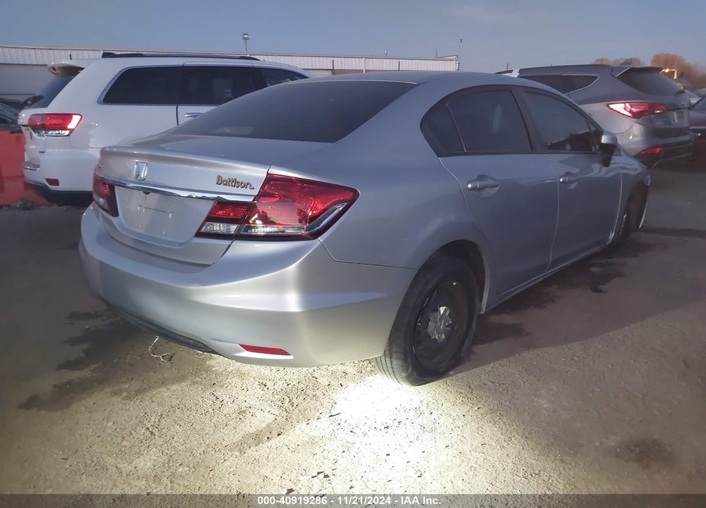 2015 HONDA CIVIC VIN: 19XFB2F51FE095462