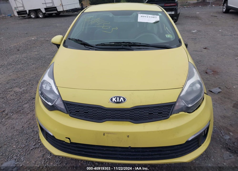 2016 KIA RIO LX VIN: KNADM4A36G6561622