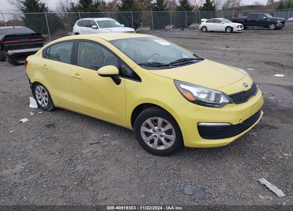 2016 KIA RIO LX VIN: KNADM4A36G6561622