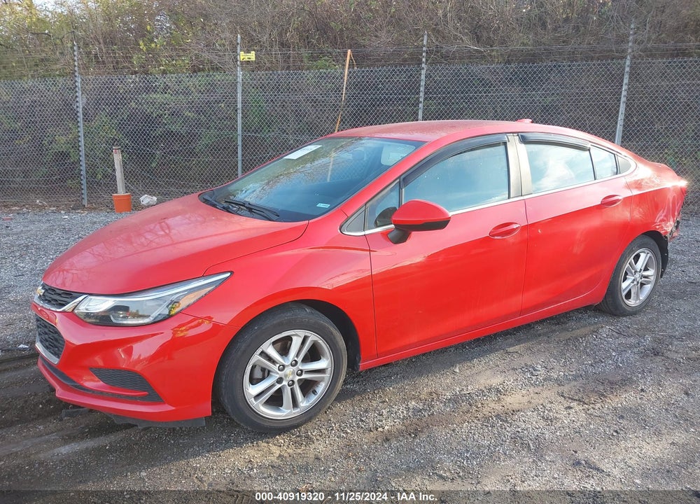 2016 CHEVROLET CRUZE LT AUTO VIN: 1G1BE5SM8G7306445