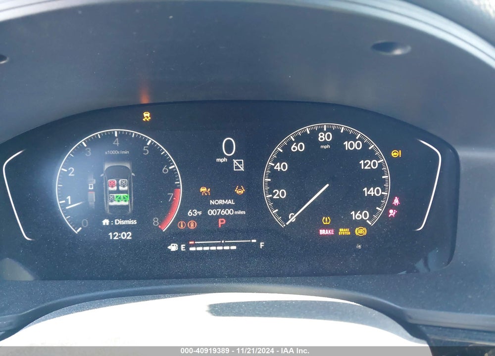 2023 HONDA CIVIC VIN: 2HGFE2F54PH572061
