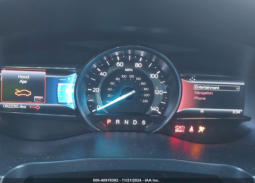 2017 FORD EXPLORER LIMITED VIN: 1FM5K7F8XHGA54233