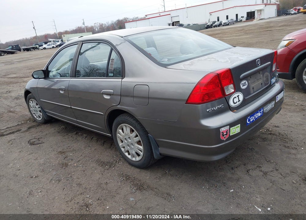 2005 HONDA CIVIC LX VIN: 2HGES16565H528364