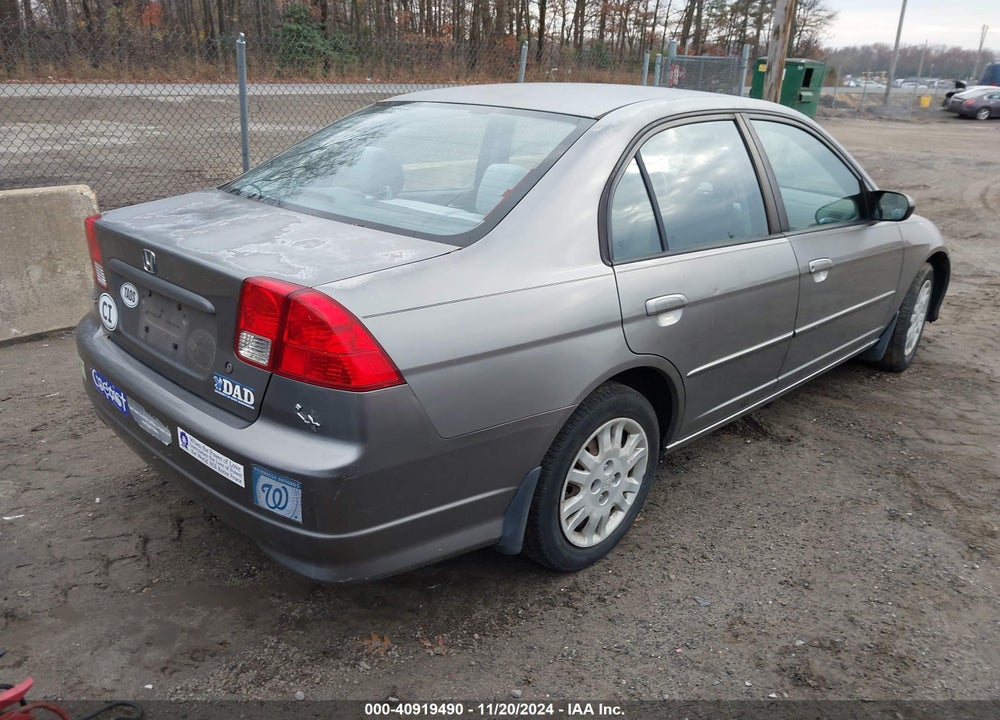 2005 HONDA CIVIC LX VIN: 2HGES16565H528364
