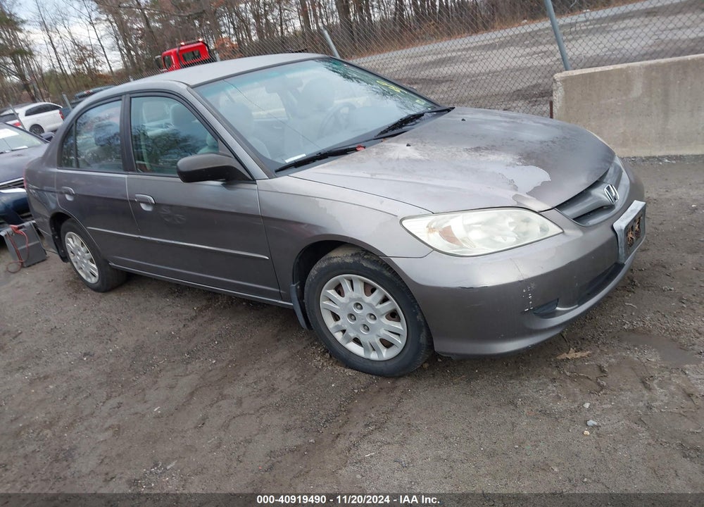 2005 HONDA CIVIC LX VIN: 2HGES16565H528364