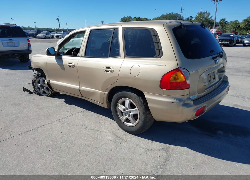 2003 HYUNDAI SANTA FE GLS/LX VIN: KM8SC13D83U424510