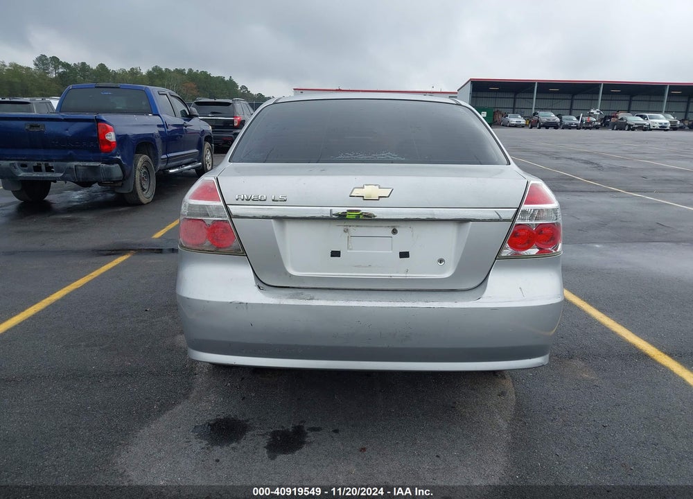 2007 CHEVROLET AVEO LS VIN: KL1TD56607B183951
