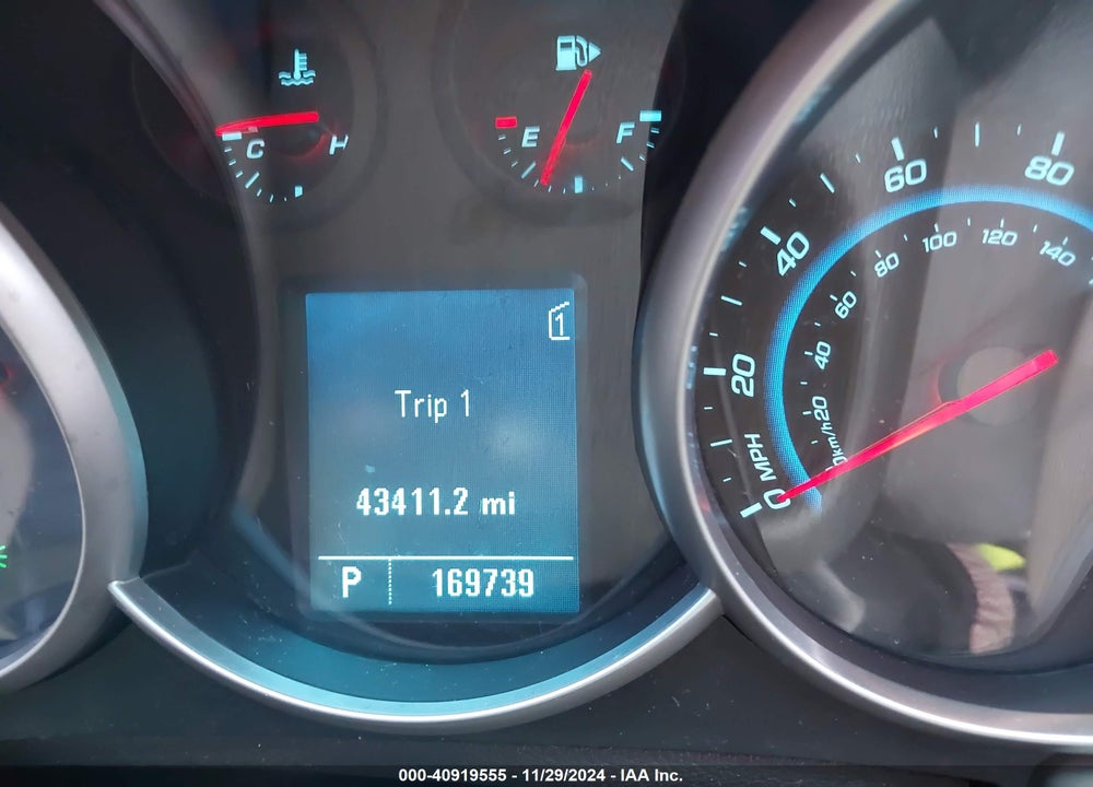 2011 CHEVROLET CRUZE LT VIN: 1G1PE5S95B7285659