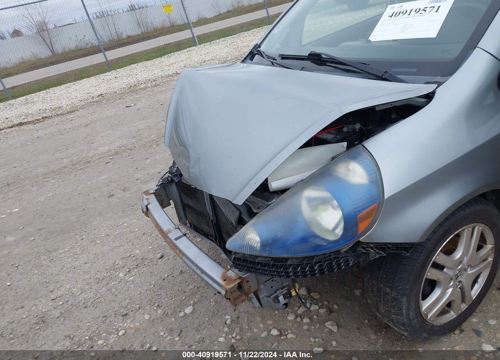 2007 HONDA FIT SPORT VIN: JHMGD38607S029766
