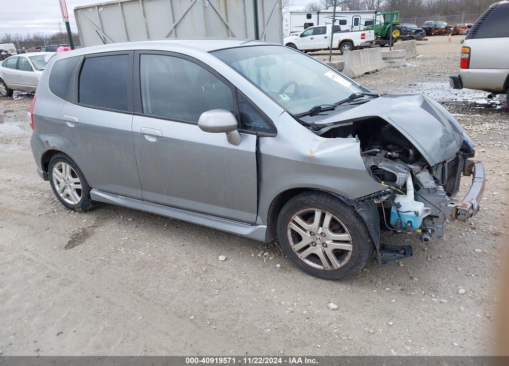 2007 HONDA FIT SPORT VIN: JHMGD38607S029766