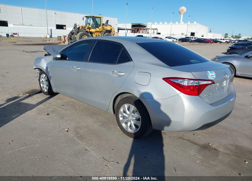 2016 TOYOTA COROLLA LE VIN: 5YFBURHE4GP500180