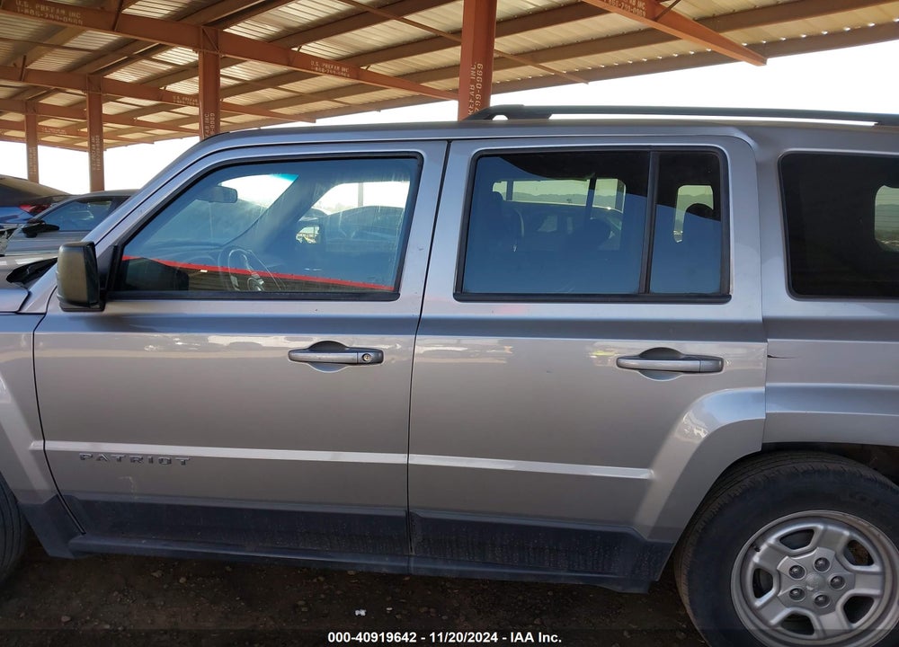 2015 JEEP PATRIOT SPORT VIN: 1C4NJPBA6FD313024