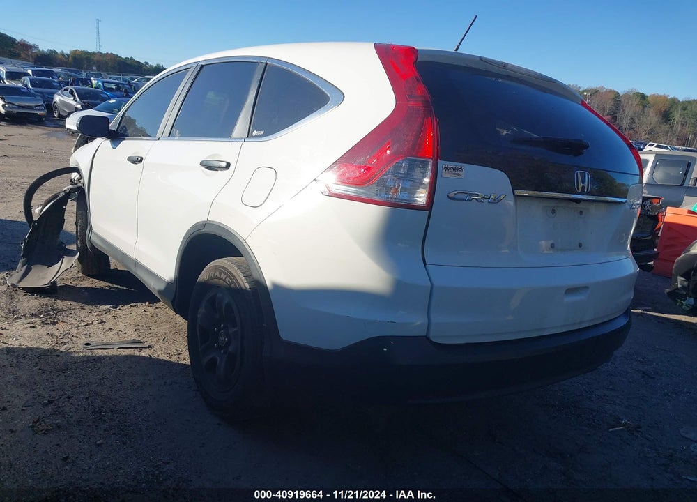 2012 HONDA CR-V LX VIN: 5J6RM4H39CL064102