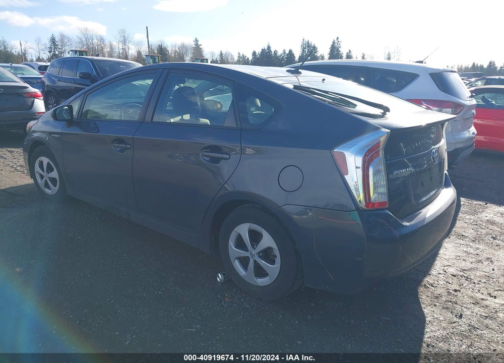 2013 TOYOTA PRIUS VIN: JTDKN3DUXD1723346
