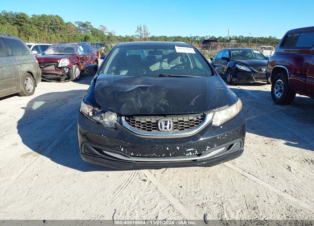 2014 HONDA CIVIC LX VIN: 19XFB2F53EE230178