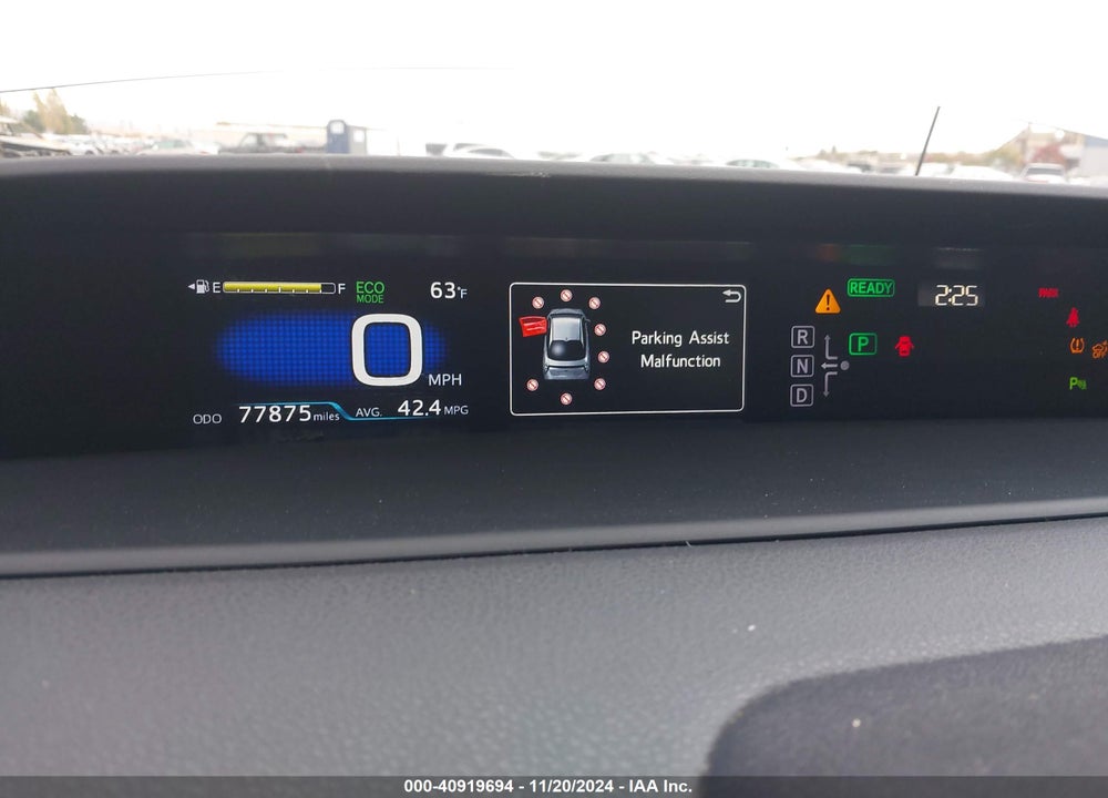 2017 TOYOTA PRIUS VIN: JTDKARFU1H3542660