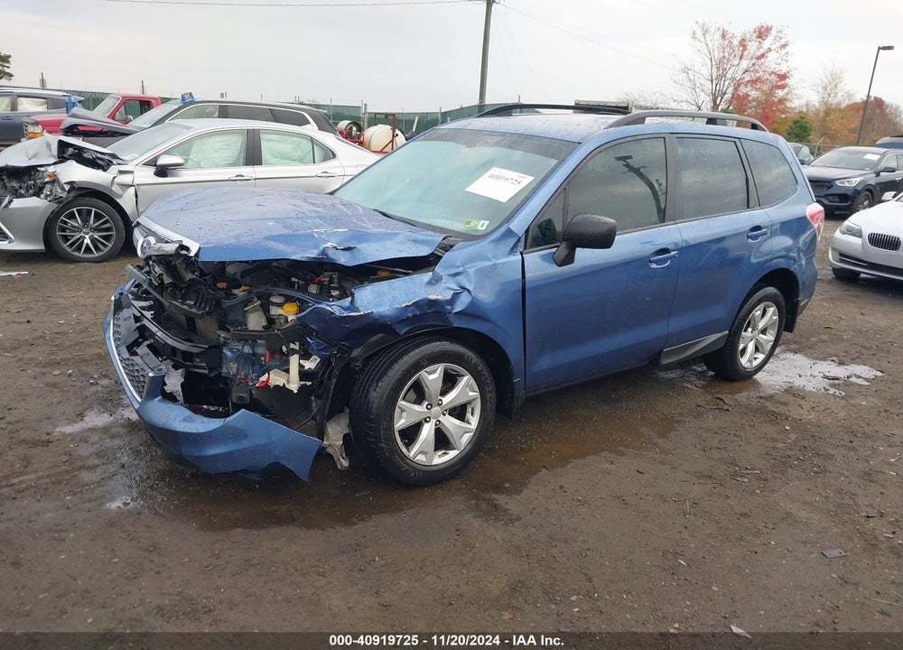 2015 SUBARU FORESTER 2.5I VIN: JF2SJABC1FH478605