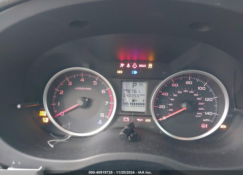 2015 SUBARU FORESTER 2.5I VIN: JF2SJABC1FH478605