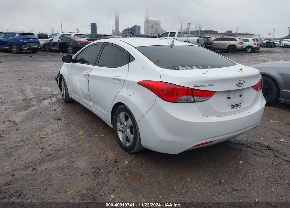 2012 HYUNDAI ELANTRA GLS VIN: 5NPDH4AE3CH149750