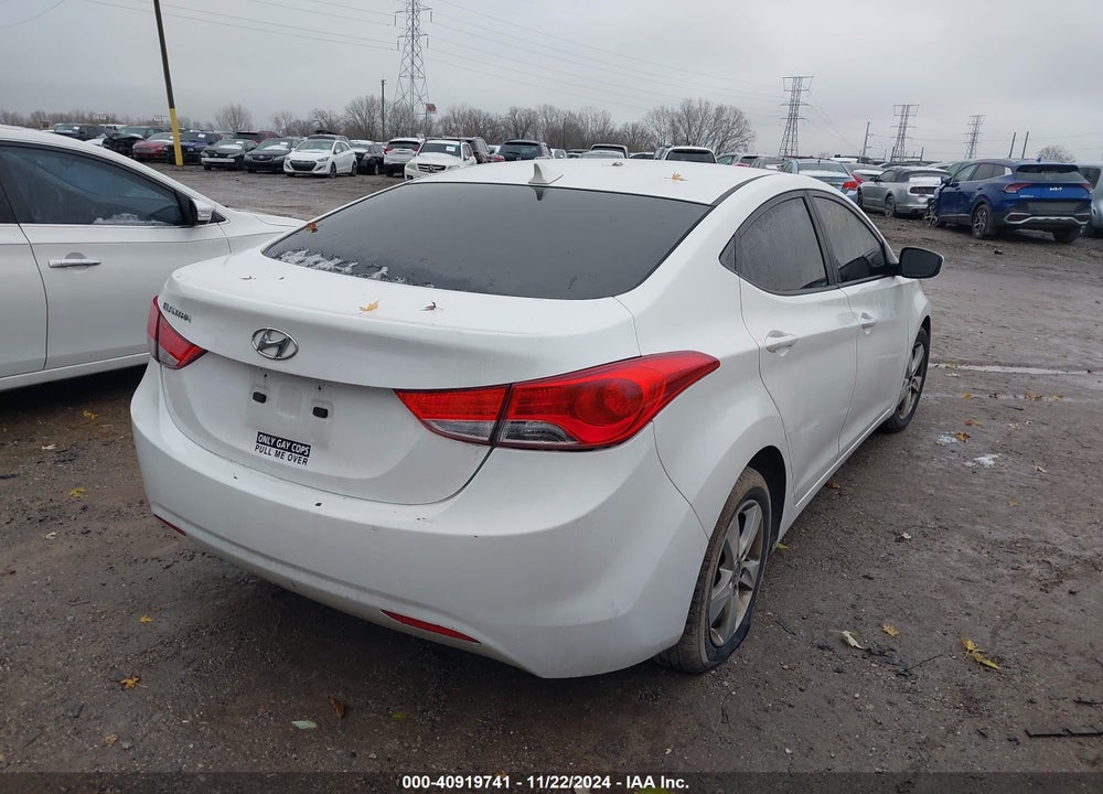 2012 HYUNDAI ELANTRA GLS VIN: 5NPDH4AE3CH149750